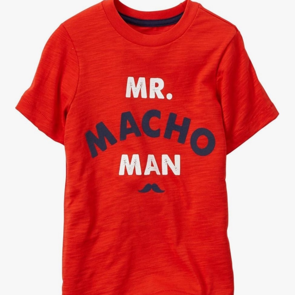 Carter's Red Tee 'Mr. Macho Man' NWT 4T